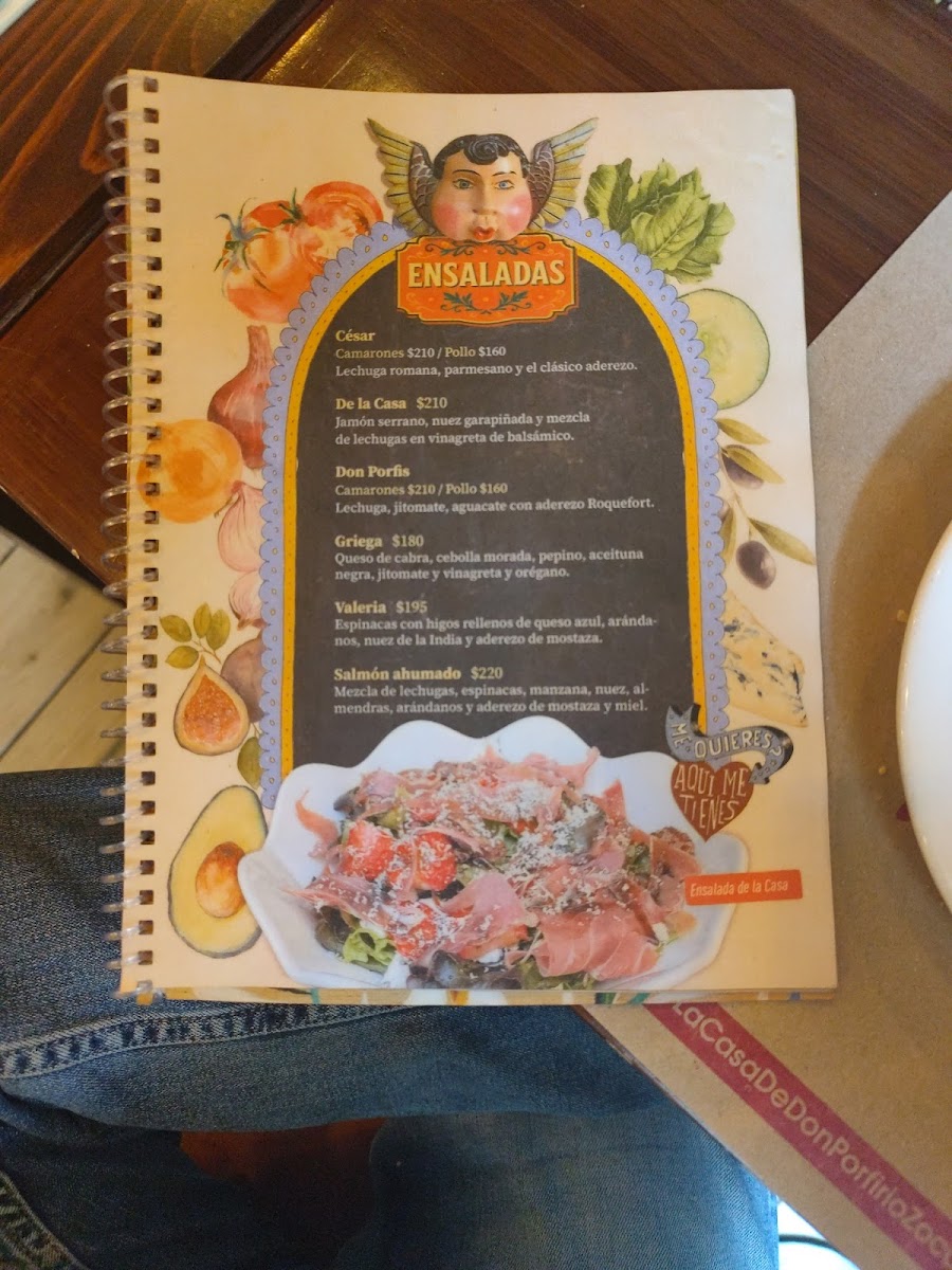 Casa de Don Porfirio Menu - Image 5